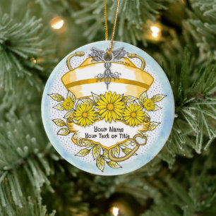 Ornamento de enfermería de Daisy Caduceus