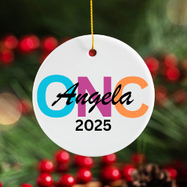 Ornamento de enfermería personalizado 2025, regalo