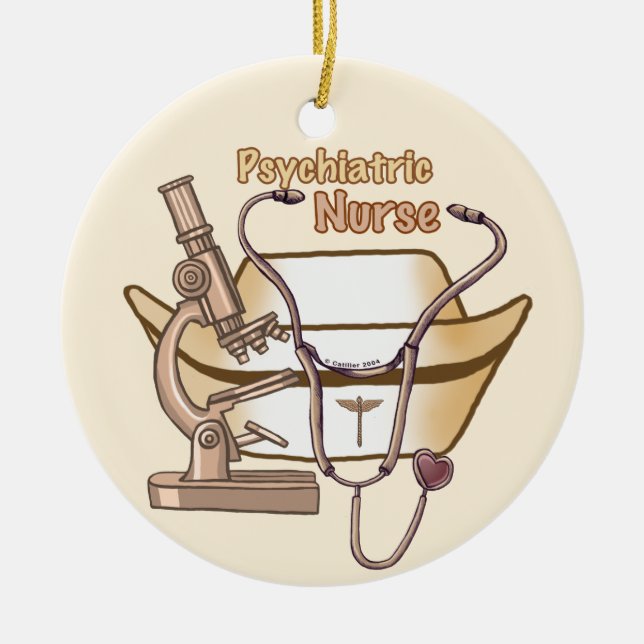 Ornamento de enfermería psiquiátrica (Frente)