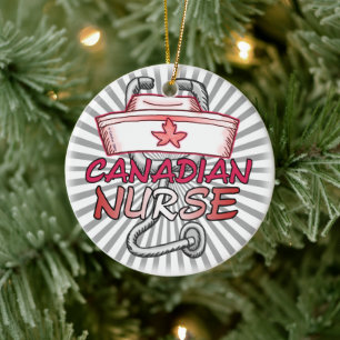 Ornamento de enfermería registrado en Canadá