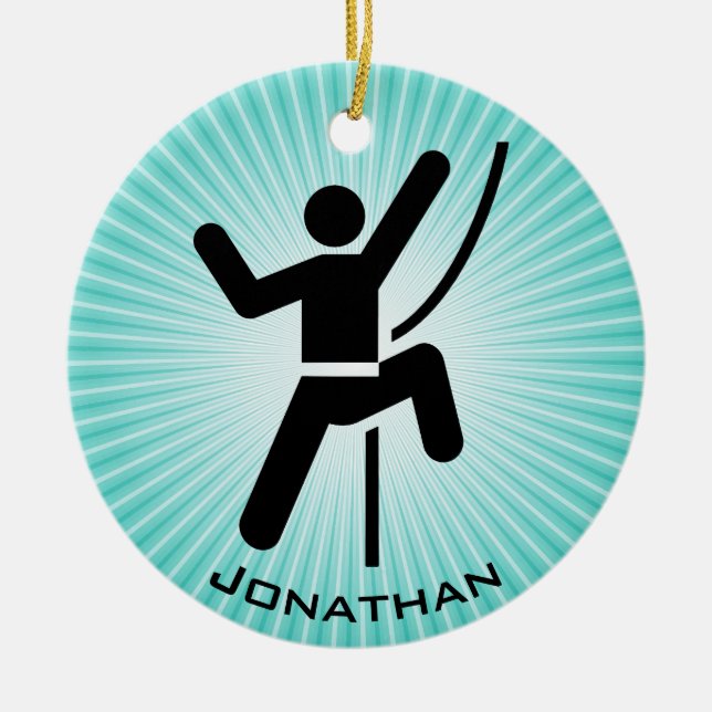 Ornamento de escalado personalizado (Frente)