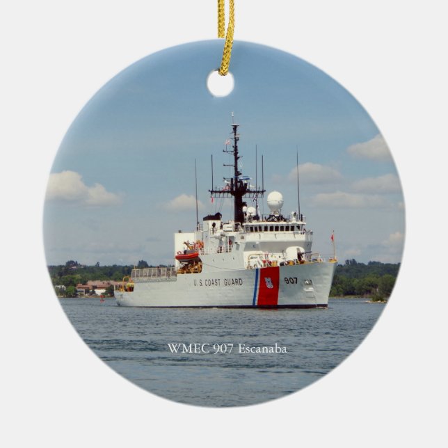 Ornamento de Escanaba WMEC 907 (Frente)