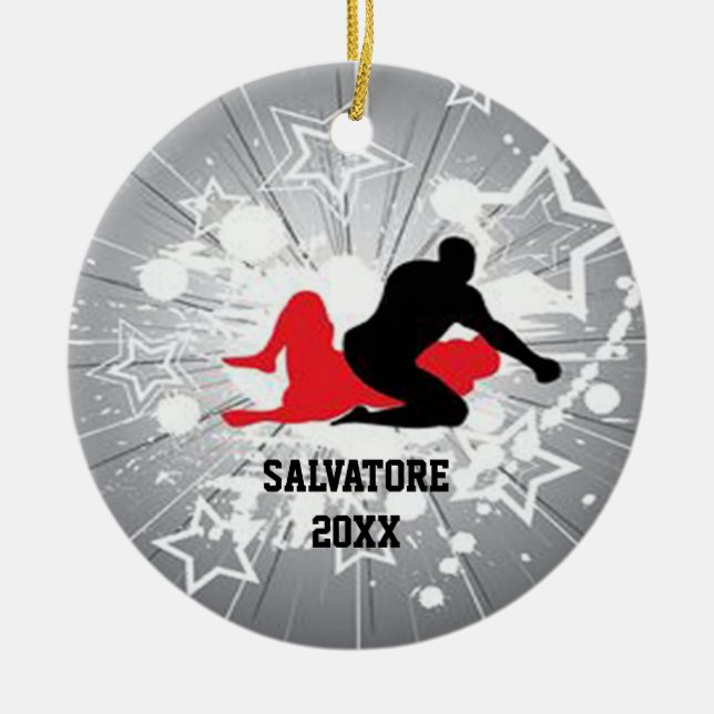 Ornamento de estallido del navidad de los (Frente)