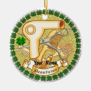 Ornamento de esteticista irlandesa