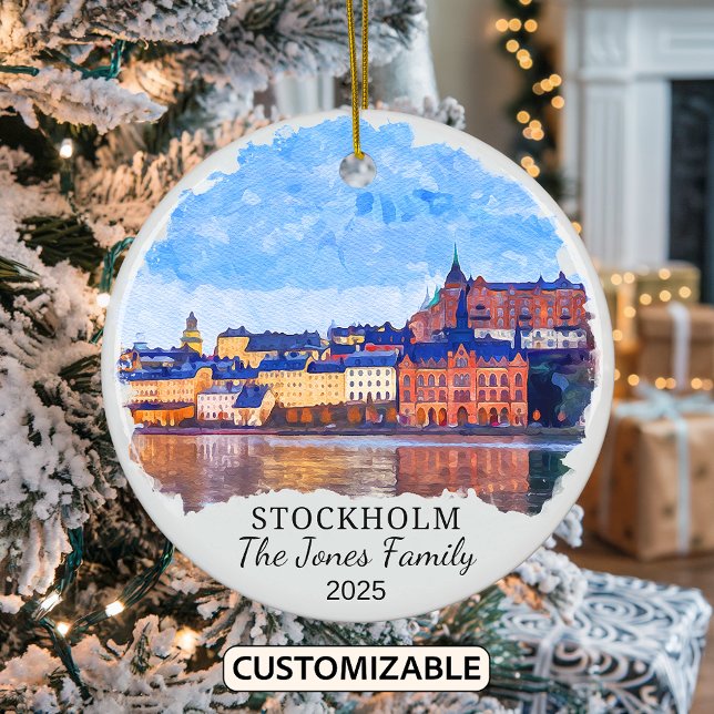 Ornamento de Estocolmo personalizado, Suecia (Subido por el creador)