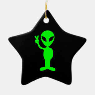 Ornamento de estrella alienígena