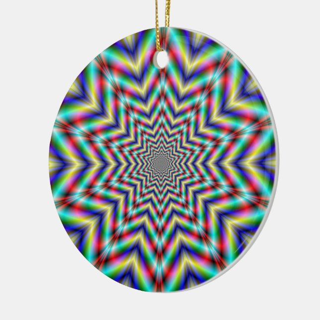 Ornamento de estrellas con desafíos ópticos (Izquierda)