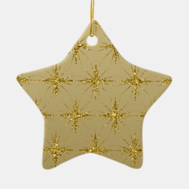 Ornamento de estrellas navidades (Frente)