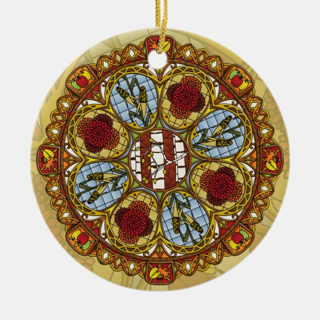 Ornamento de Fall Nouveau (Frente)