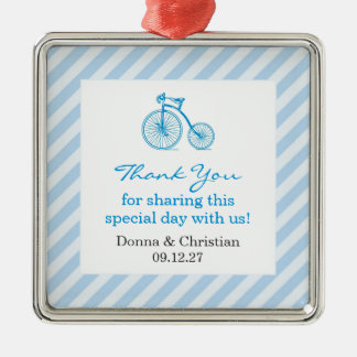 Ornamento de Favor de Baby Shower Azul