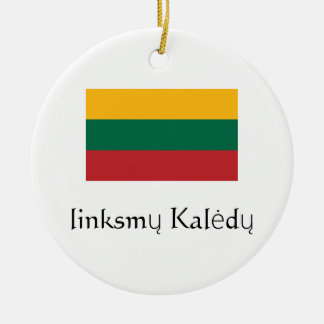 Ornamento de Feliz Navidad Lituania