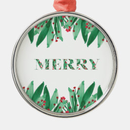 Ornamento de feriado de MERRY