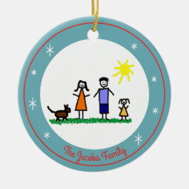 Ornamento de feriado personalizado de estrellas