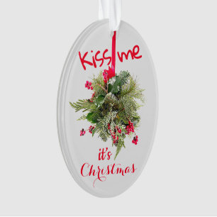 Ornamento de festividad de "Bésame son Navidades"
