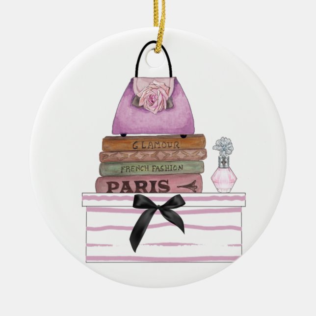 Ornamento de festividad de moda (Frente)