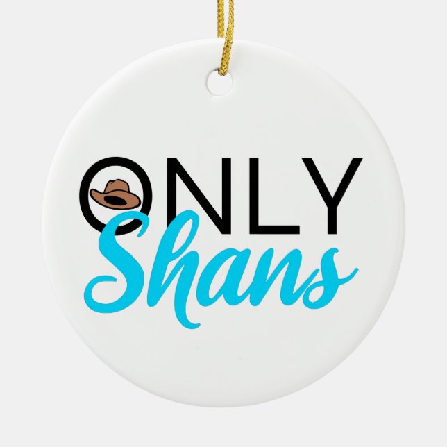 Ornamento de festividad de OnlyShans (Frente)