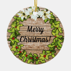 Ornamento de festividad rústica para graneros