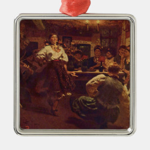 Ornamento de Fiesta de danza de Navidades ucranian