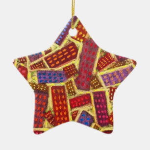 Ornamento De Fiesta De Estrella Gold Heaven