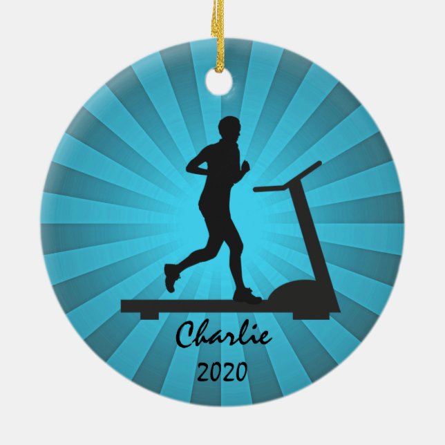 Ornamento de fitness de Treadmill (Atrás)