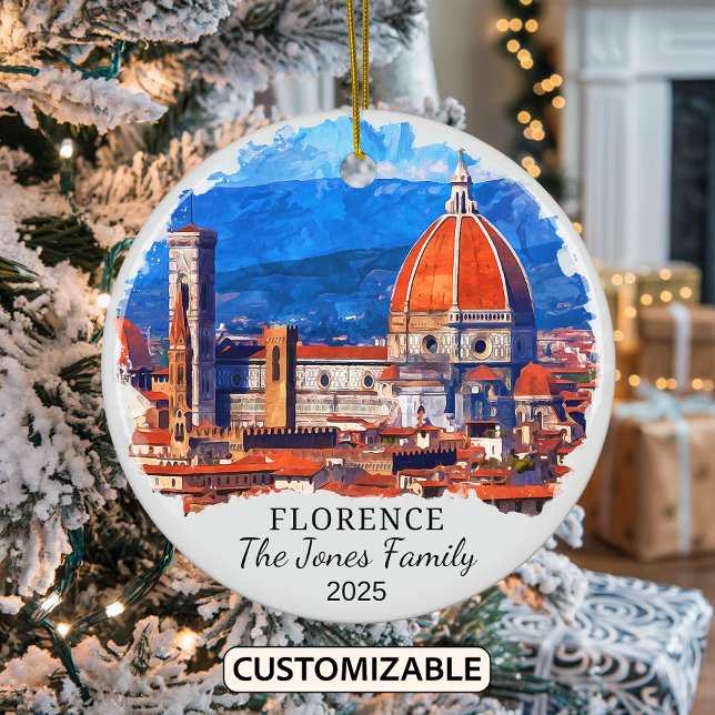 Ornamento de Florencia personalizado, regalo de It (Subido por el creador)