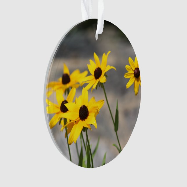 Ornamento de flores amarillas (Anverso)