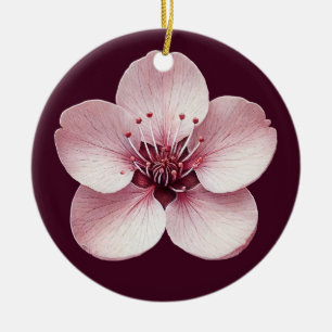 Ornamento de flores de cerezo
