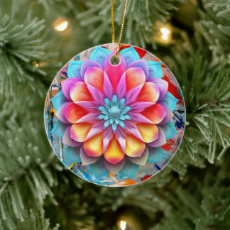 Ornamento de flores de Mandala