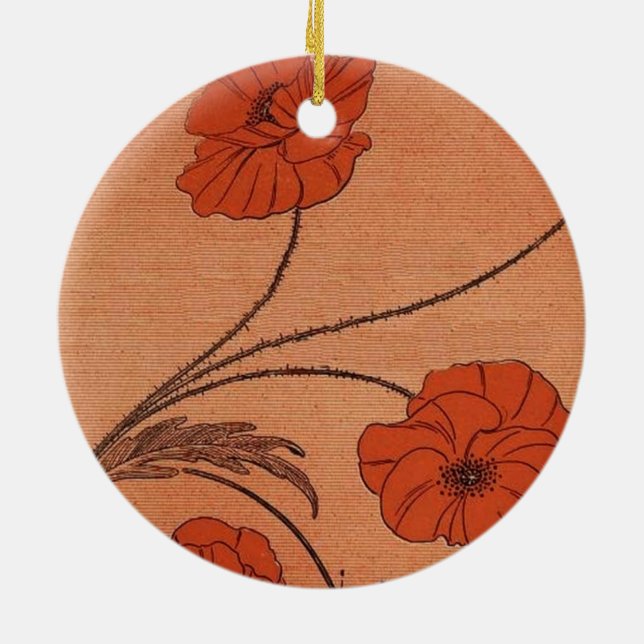 Ornamento de flores silvestres (Atrás)