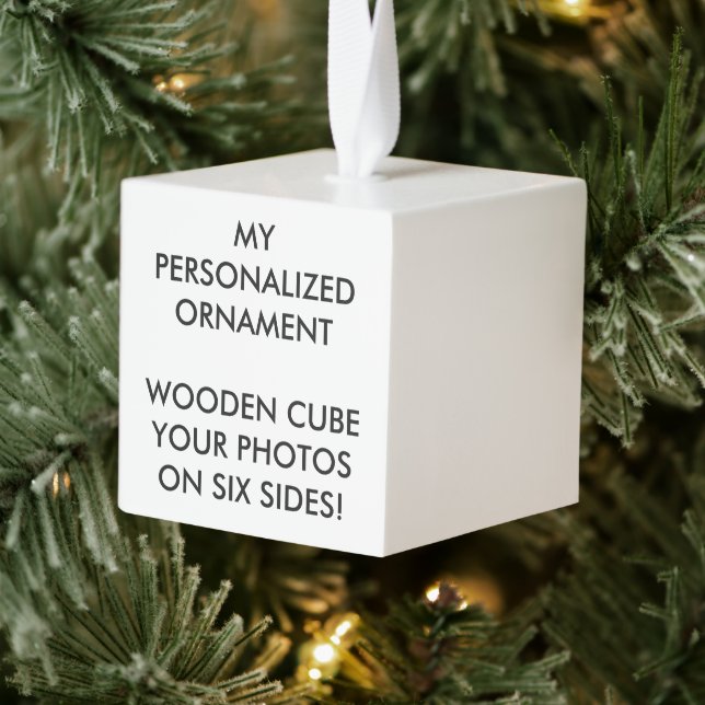 ORNAMENTO DE FOTO DE MADERA personalizada por pers (Árbol)