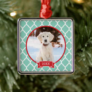 Ornamento de foto de Mascota personalizado Keepsak