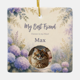 Ornamento de foto de mascota personalizado Puente