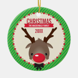 ORNAMENTO DE FOTO DE NAVIDADES CUIDADOS :: RÚdolf 