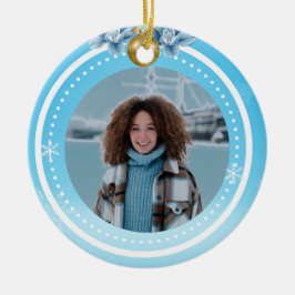 Ornamento de fotograma de Navidades personalizados