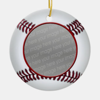 ornamento de fotos de béisbol