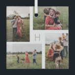 Ornamento de fotos de color editable de bloques mo<br><div class="desc">¡Los regalos fotográficos hacen los mejores regalos! Fácilmente personalizado con su texto y/o foto(s) para un aspecto personalizado. Diseñado por Berry Berry Sweet,  Modern Stationery y personalizadas Gifts. Visite nuestro sitio web en www.berryberrysweet.com para ver nuestras líneas de productos completas.</div>