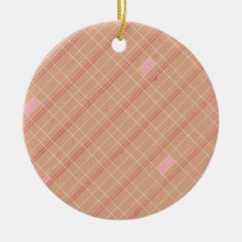 Ornamento de fotos de Navidades rojos y rosados