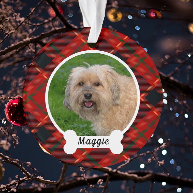 Ornamento de fotos de perros Personalizado de Tart (Subido por el creador)