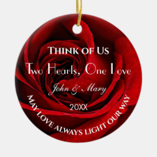 Ornamento de fotos de Rosa o velas de HAMbyWG