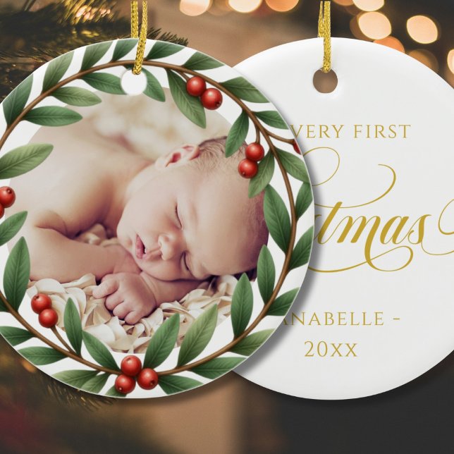 Ornamento de fotos de Wreath de navidades (Subido por el creador)