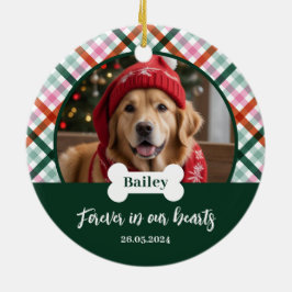 Ornamento de fotos en memoria de perros