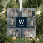 Ornamento de fotos Personalizado de color editable<br><div class="desc">¡Los regalos fotográficos hacen los mejores regalos! Fácilmente personalizado con su texto y/o foto(s) para un aspecto personalizado. Diseñado por Berry Berry Sweet,  Modern Stationery y personalizadas Gifts. Visite nuestro sitio web en www.berryberrysweet.com para ver nuestras líneas de productos completas.</div>