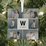 Ornamento de fotos Personalizado de color editable<br><div class="desc">¡Los regalos fotográficos hacen los mejores regalos! Fácilmente personalizado con su texto y/o foto(s) para un aspecto personalizado. Diseñado por Berry Berry Sweet,  Modern Stationery y personalizadas Gifts. Visite nuestro sitio web en www.berryberrysweet.com para ver nuestras líneas de productos completas.</div>