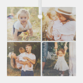 Ornamento de fotos Personalizado de Gallery Grid 4