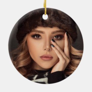 Ornamento de fotos personalizado de Mardi Gras