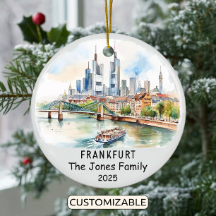 Ornamento de Fráncfort personalizado, Alemania