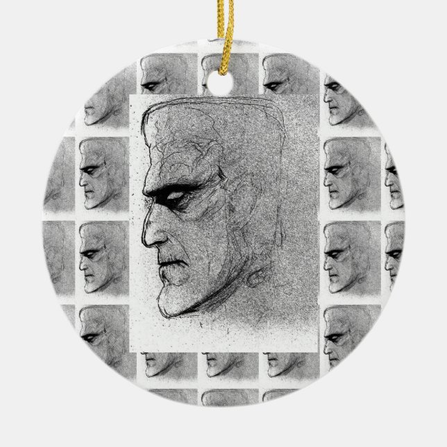 ORNAMENTO DE FRANKENSTEIN BW (Frente)