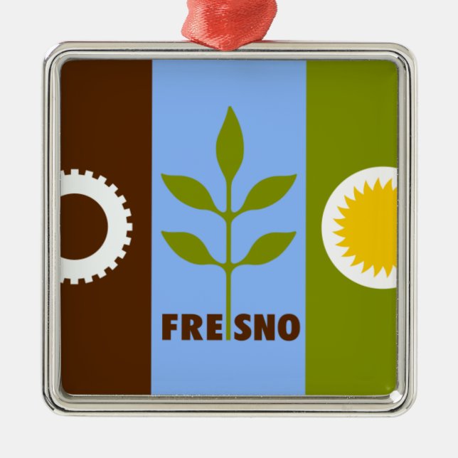 Ornamento de Fresno California (Frente)