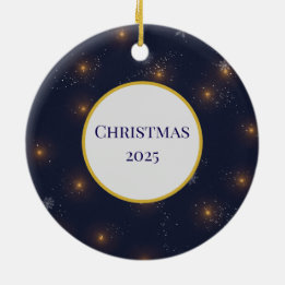 Ornamento de Frosty Pearl Navidades 2025