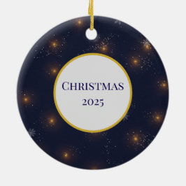 Ornamento de Frosty Pearl Navidades 2025